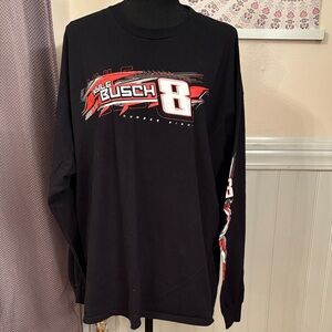 Black Long Sleeve Kyle Busch Graphic Shirt